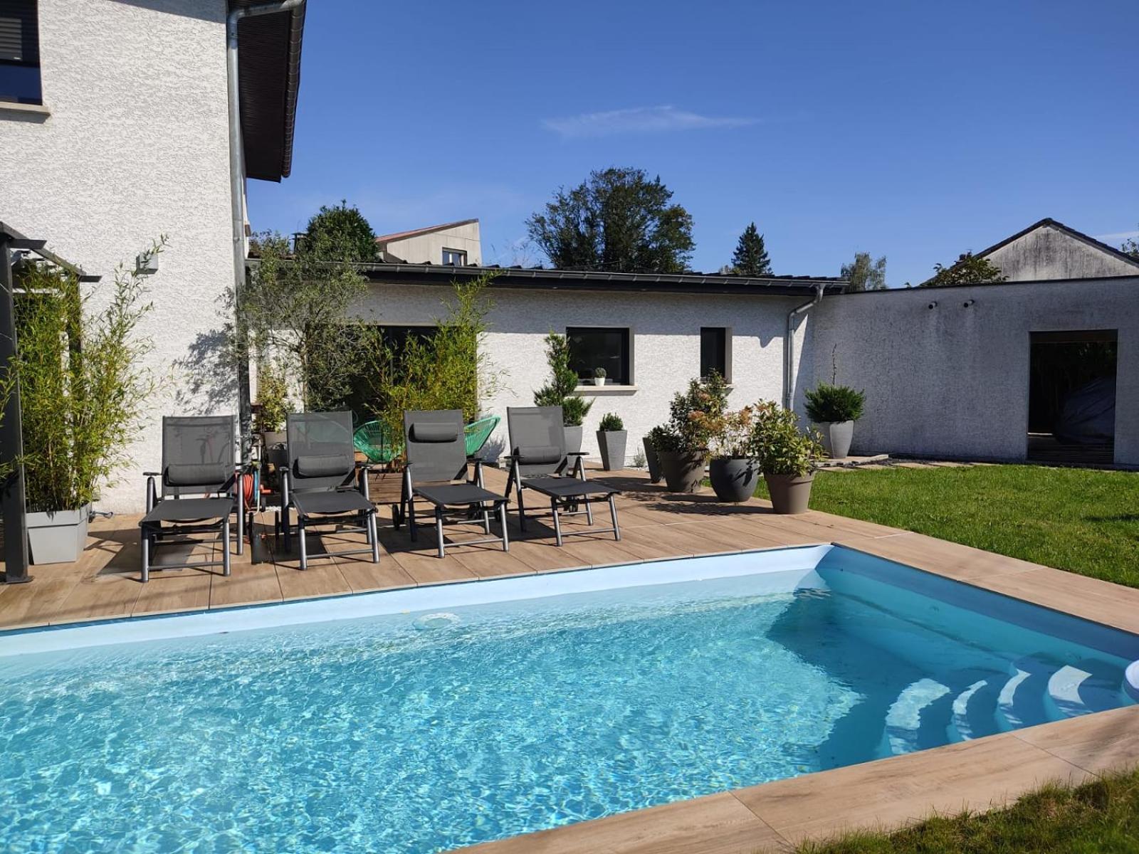 Le Doubs Repere Villa Montferrand-le-Chateau Luaran gambar